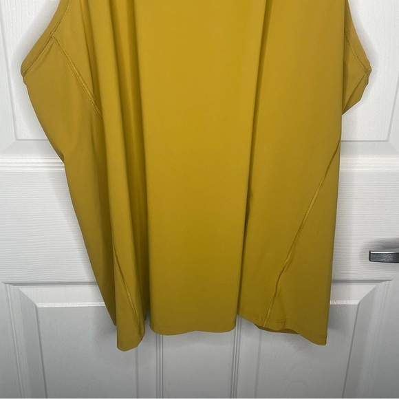 Athleta Ultimate Train Racerback Tank in Mustard Yellow Gorpcore Athleisure 2X - Picture 4 of 10